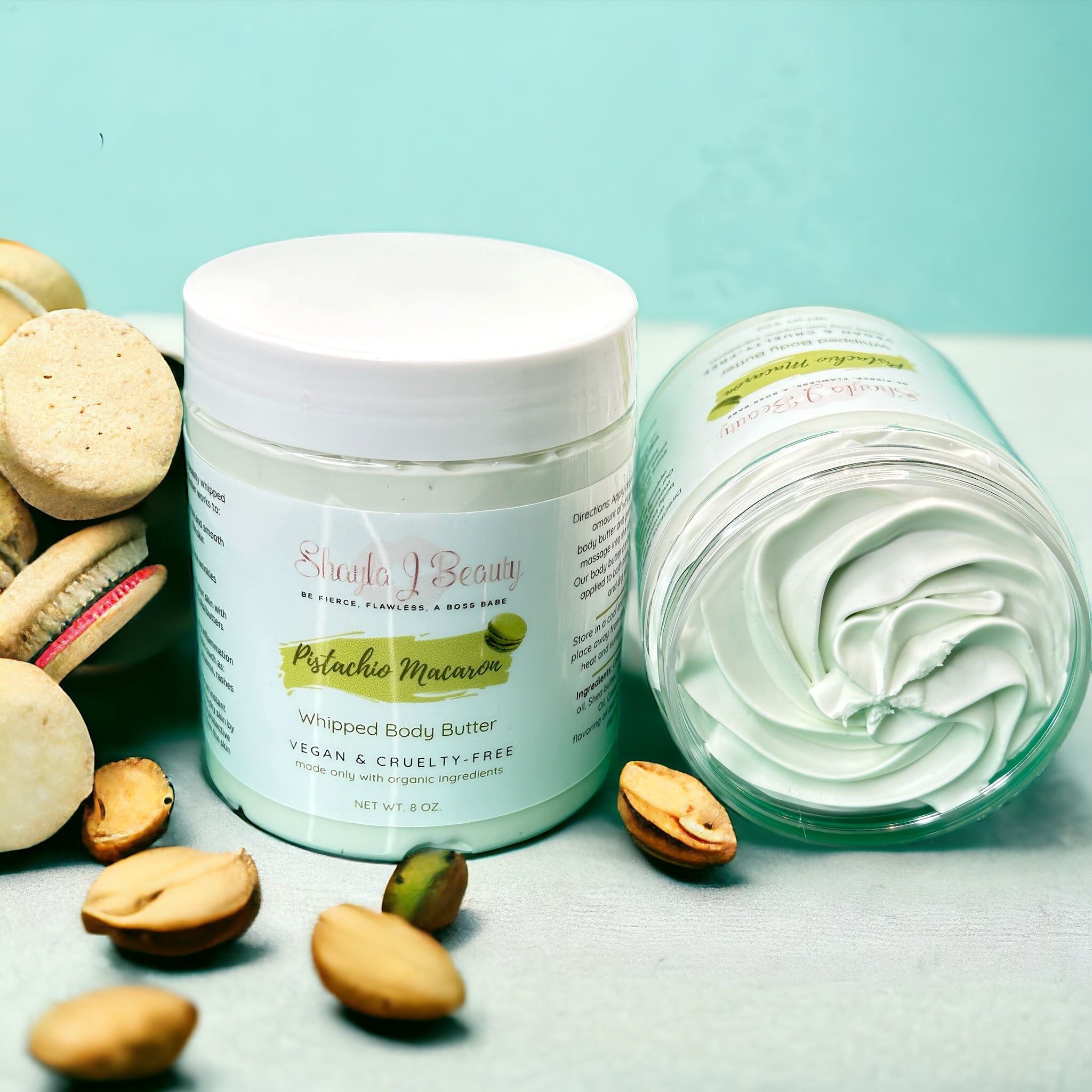 Pistachio Macaron Whipped Body Butter image 0